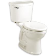 Champion 1.6 GPF Two-Piece Elongated Toilet with Left Hand Lever - Less Seat