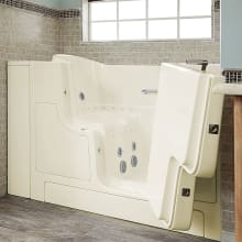 Premium 52" Acrylic Walk-In Air / Whirlpool Bathtub for Alcove Installation - with Right Drain and Chromatherapy