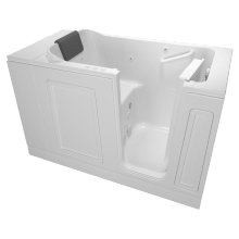 Luxury 51" Acrylic Air/Whirpool Walk In Bathtub for Alcove Installations with Right Drain and Door