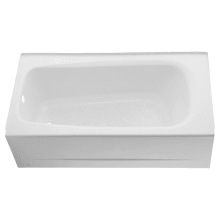 Cambridge 60" Americast Soaking Bathtub with Left Hand Drain - Lifetime Warranty