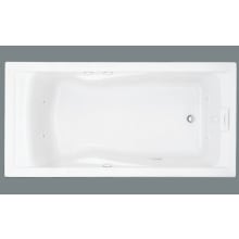 Evolution 72" Acrylic Whirlpool Bathtub with Reversible Drain and EverClean Technology - Lifetime Warranty