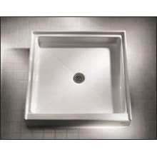 Town Square 48" X 31" Reinforced Acrylic Shower Pan - Single threshold, Center Drain