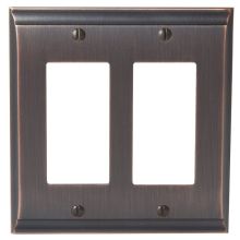 Candler Double Rocker Switch Plate