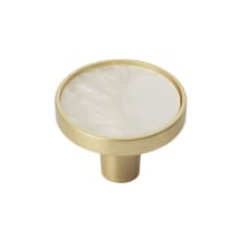 Accents 1-1/4 Inch Round Cabinet Knob - Pack of 2