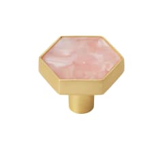 Accents 1-5/16 Inch Geometric Cabinet Knob - Pack of 2