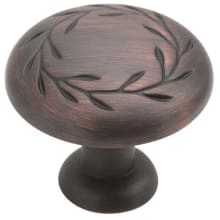Nature's Splendor 1-5/16 Inch Diameter Mushroom Cabinet Knob - Package of 10