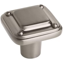 Jolene 1-3/16 Inch Square Cabinet Knob