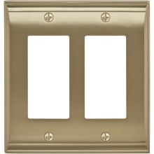 Candler Double Rocker / GFI Outlet Wall Plate