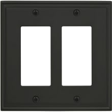 Mulholland Double Rocker / GFI Outlet Wall Plate
