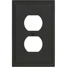 Mulholland Single Gang Duplex Outlet Wall Plate
