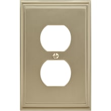Mulholland Single Gang Duplex Outlet Wall Plate