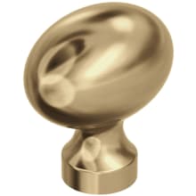 Vaile 1-3/8 Inch Oval Cabinet Knob