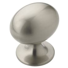 Everyday Heritage 1-3/8 Inch Long Oval Cabinet Knob - Package of 25