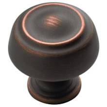 Kane 1-3/16 Inch Diameter Mushroom Cabinet Knob - Package of 10