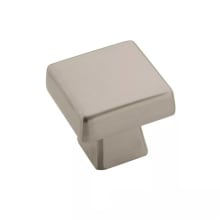Blackrock 1-3/16 Inch Square Cabinet Knob - Package of 10
