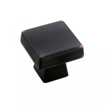 Blackrock 1-3/16 Inch Square Cabinet Knob - Package of 10