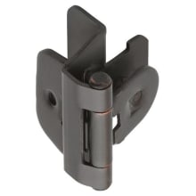Pair of 1/4" Overlay Double Demountable Hinges - 10 Pack