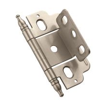 Functional 3/4 Inch Partial Wrap Full Inset Hinge with Minaret Tip - Single