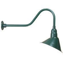 Easy Order RLM Single Light 20" Tall Outdoor Wall Sconce with Angled Shade