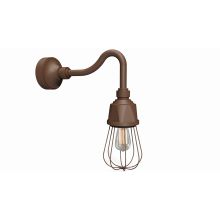 Retropolitan Single Light 18" Tall Outdoor Wall Sconce with Wire Glass Guard