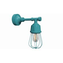 Retropolitan Single Light 13.5" Tall Outdoor Wall Sconce with Wire Glass Guard