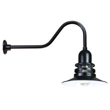 Easy Order RLM Single Light 19" Tall Outdoor Wall Sconce with Orbitor Shade