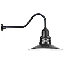 Easy Order RLM Single Light 20" Tall Outdoor Wall Sconce with Orbitor Shade