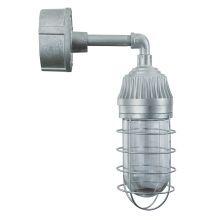 Easy Order RLM Single Light 16" Tall LED Outdoor Wall Sconce with Wire Glass Guard and Ballast Canopy