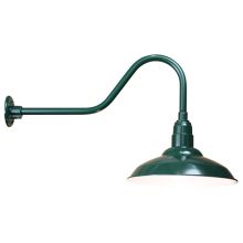 Easy Order RLM Single Light 18" Tall Outdoor Wall Sconce with Vented Shade