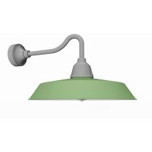 Retropolitan Urban Warehouse 1 Light Outdoor Wall Sconce and 22" Extension Gooseneck Arm