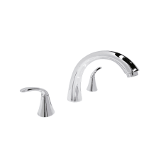 Note Widespread Lever Handles Deck Mounted Roman Tub Filler