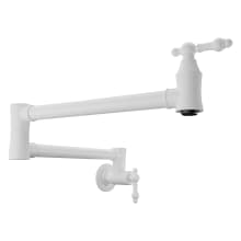Marca 4 GPM Wall Mounted Single Hole Pot Filler