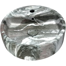 Rhapsody 17-1/3" Ceramic Vessel Bathroom Sink - Pop-Up Drain Included