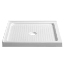Valley 38" x 38" Double Threshold Shower Base with Center Drain