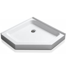 Randi 36" x 36" Triple Threshold Shower Base with Corner Drain