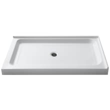 Port 36" x 48" Double Threshold Shower Base with Center Drain