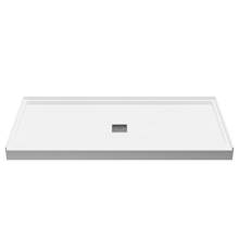 Alexander 60" x 30" Rectangular Shower Base with Single Threshold and Center Drain