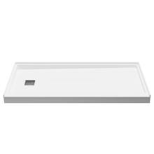 Alexander 60" x 30" Rectangular Shower Base with Single Threshold and Left Drain