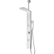 Inland 44" Thermostatic Shower Panel with Single Function Rain Shower Head with 2 Jet Body Sprays