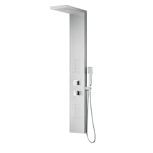 Govenor Thermostatic and Pressure Balanced Shower Panel with Shower Head, Hand Shower, Bodysprays, Hose, and Valve Trim – Less Rough-In Valve