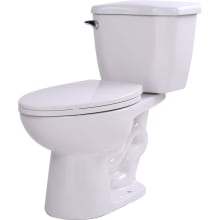 Kame 1.28 GPF Two-Piece Elongated Comfort Height Toilet - Seat Included
