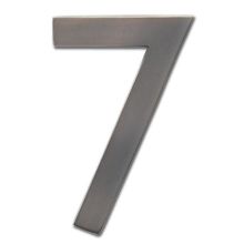 5 Inch Tall Solid Brass House Number '7'