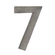 5 Inch Tall Solid Brass House Number '7'