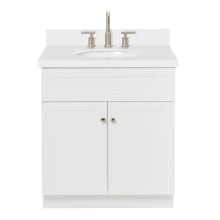 Hamlet 31" Free Standing Single Basin Vanity Set with Cabinet and Quartz Vanity Top