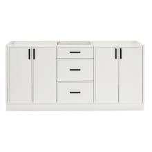 Kelly 72" Double Free Standing Vanity Cabinet Only - Less Vanity Top