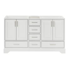 Stafford 61" Double Free Standing Vanity Cabinet Only - Less Vanity Top
