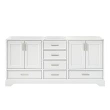 Stafford 73" Double Free Standing Vanity Cabinet Only - Less Vanity Top
