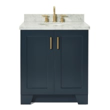 Taylor 31" Free Standing Single Basin Vanity Set with Cabinet and Marble Vanity Top