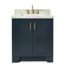 Taylor 31" Free Standing Single Basin Vanity Set with Cabinet and Marble Vanity Top