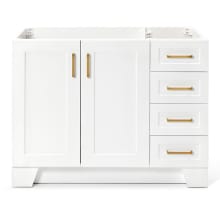 Taylor 42" Free Standing Hardwood Single Vanity Cabinet Only - Less Vanity Top